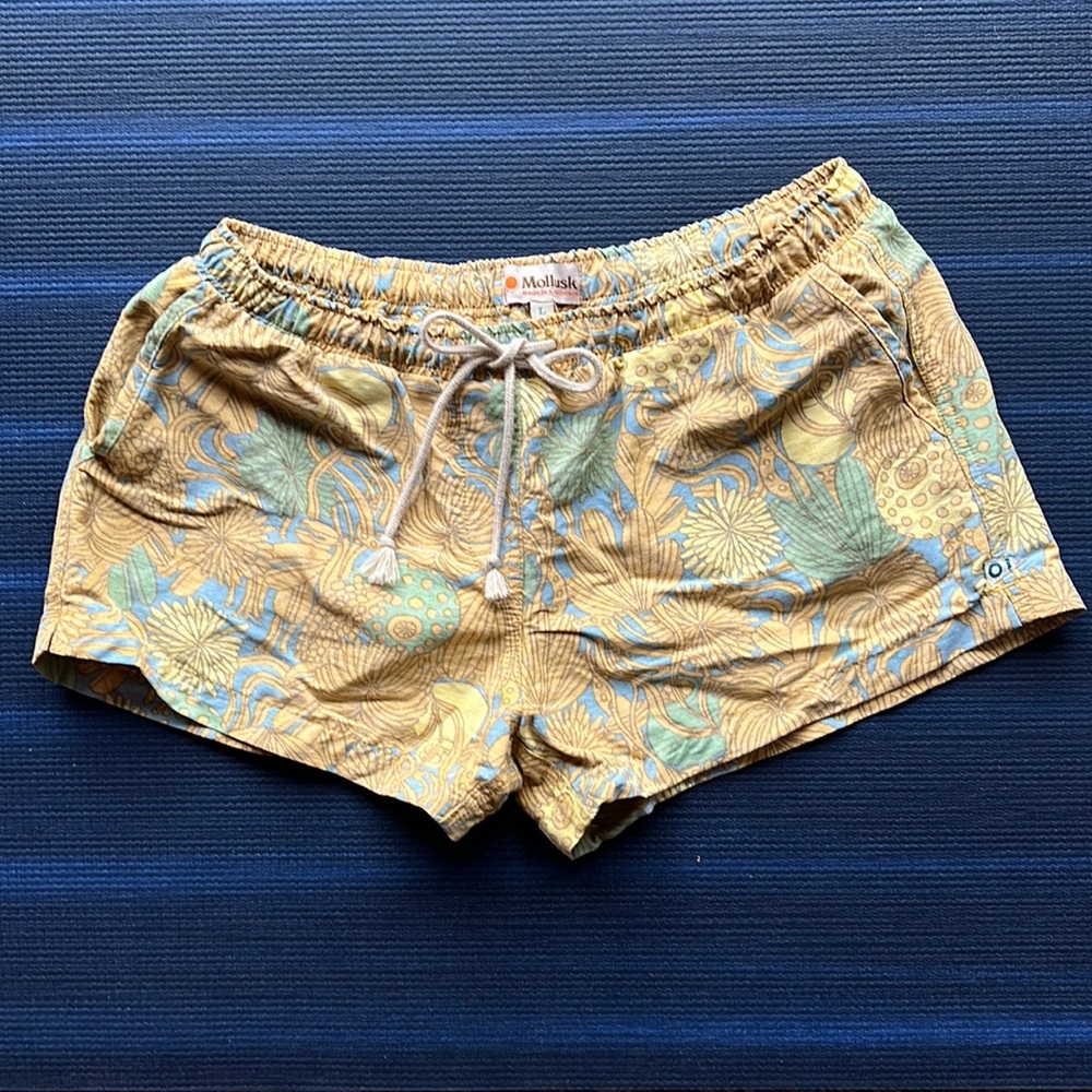 mollusk surf shop tide pool tomboy trunks- Size Large